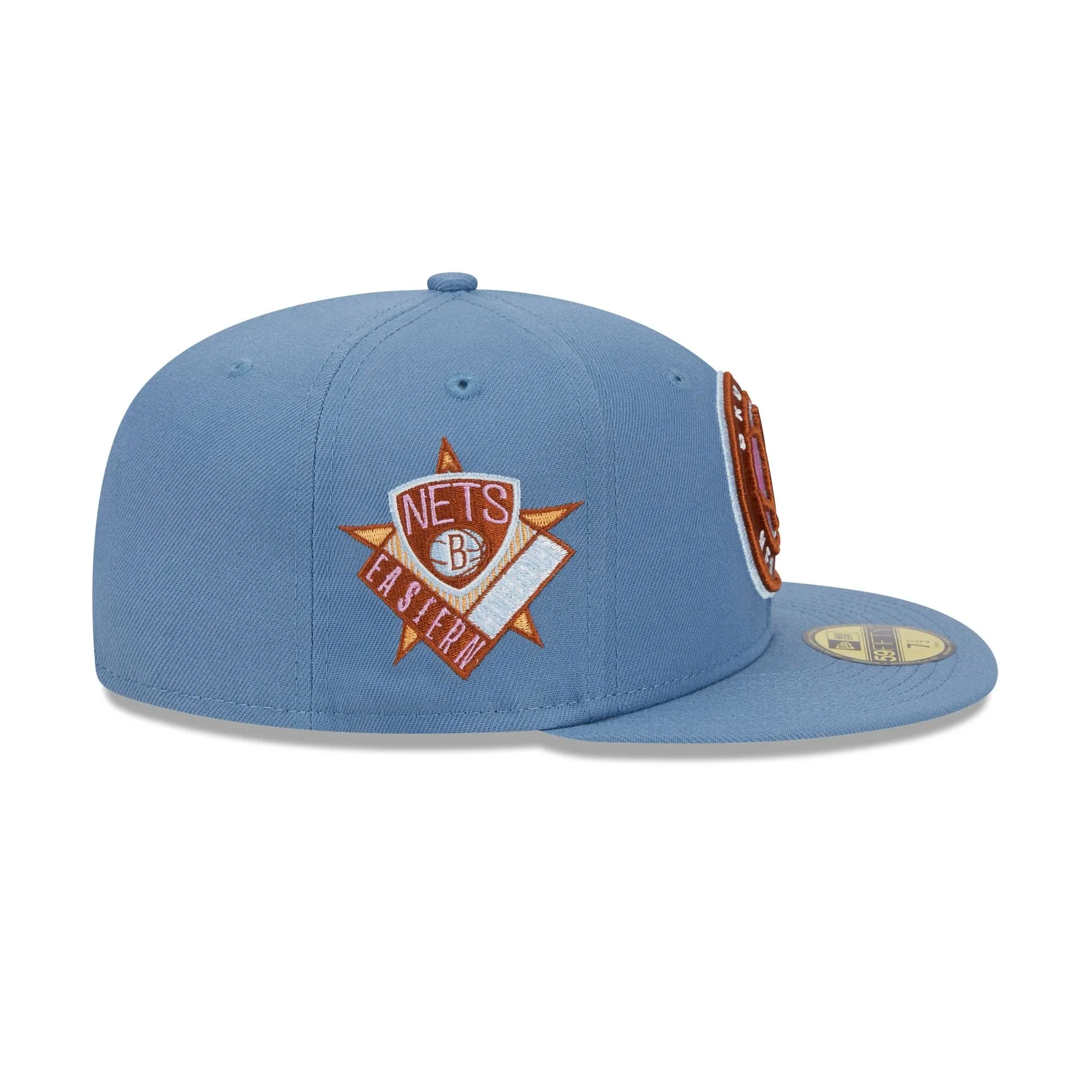 Brooklyn Nets Color Pack Faded Blue 59FIFTY Fitted Hat sold by New Era product image thumbnail 4