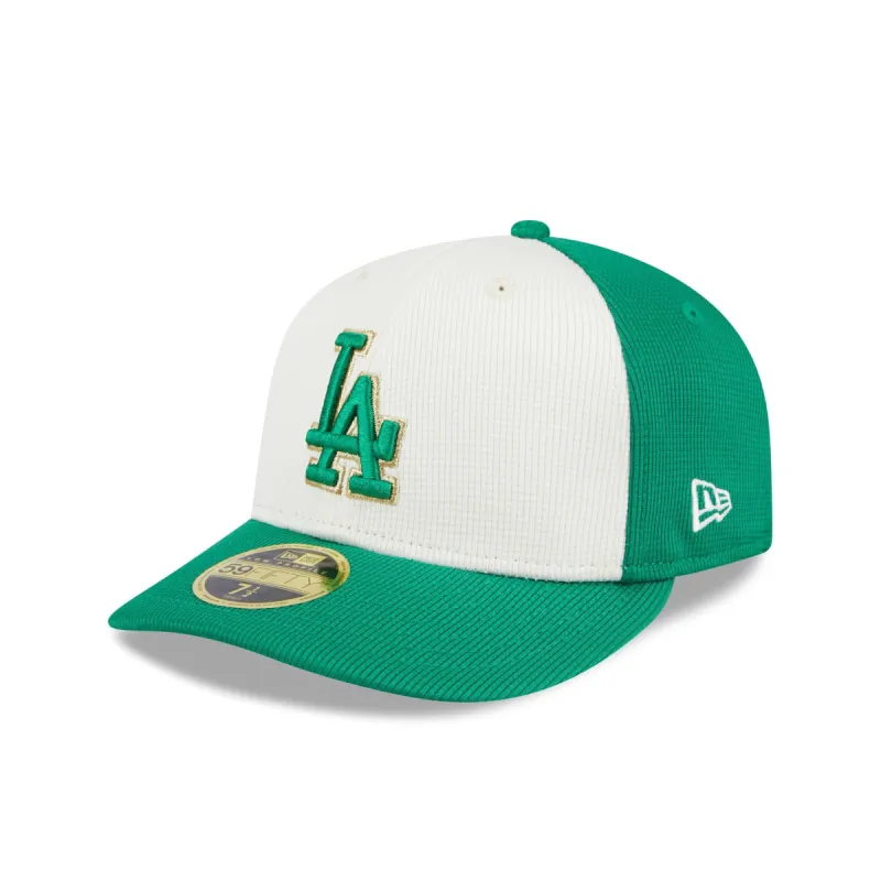 Los Angeles Dodgers St. Patrick's Day 2024 Low Profile 59FIFTY Fitted Hat made by New Era