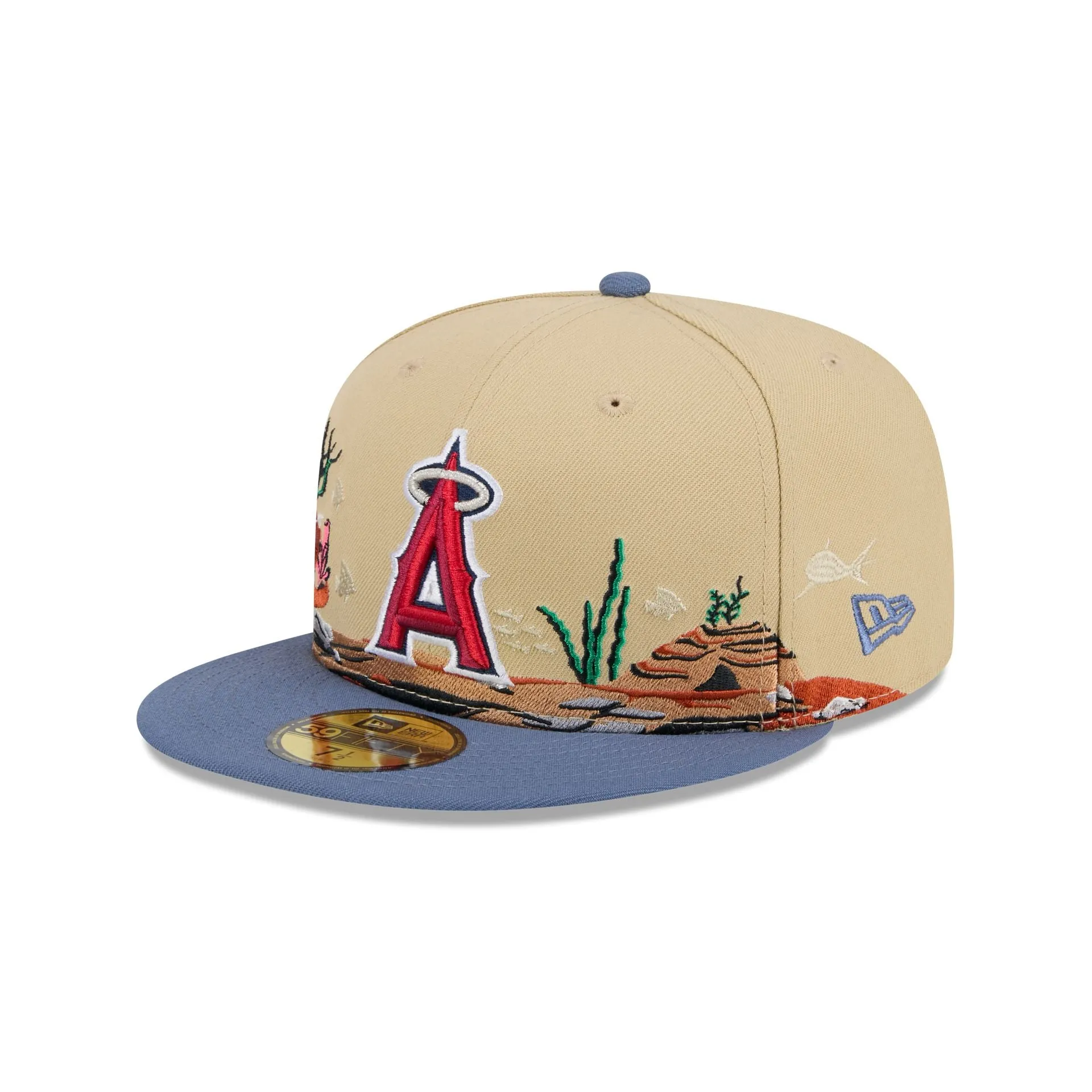 Los Angeles Angels Team Landscape 59FIFTY Fitted Hat sold by New Era