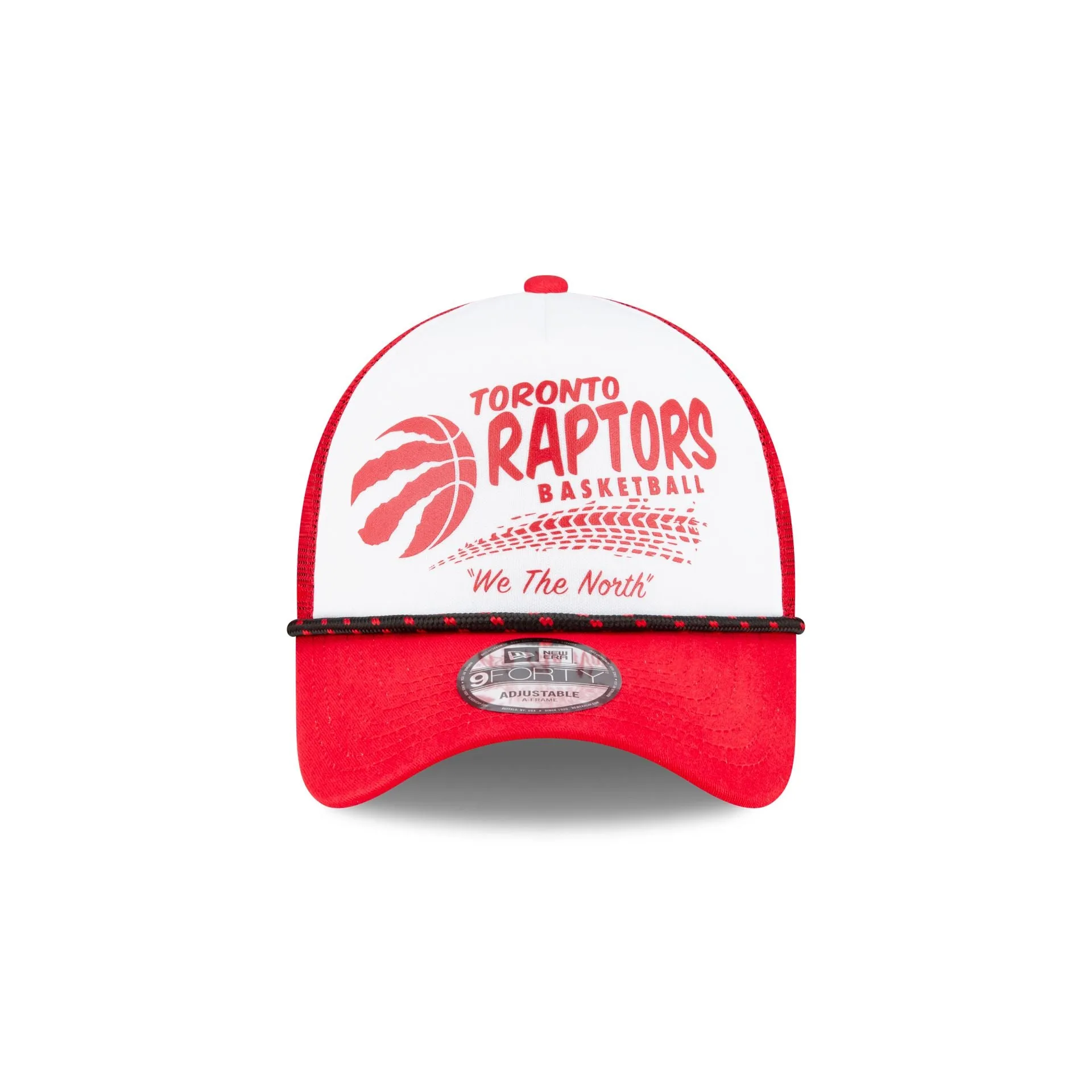 Toronto Raptors 2024 Rally Drive White 9FORTY A-Frame Trucker Hat sold by New Era product image thumbnail 2