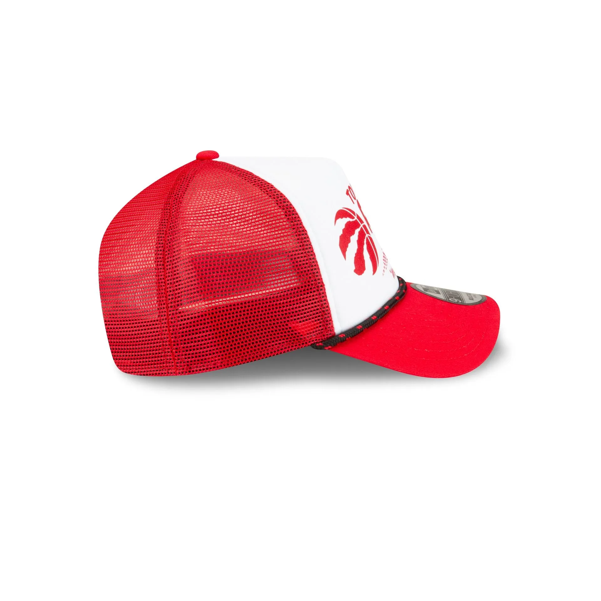 Toronto Raptors 2024 Rally Drive White 9FORTY A-Frame Trucker Hat sold by New Era product image thumbnail 5