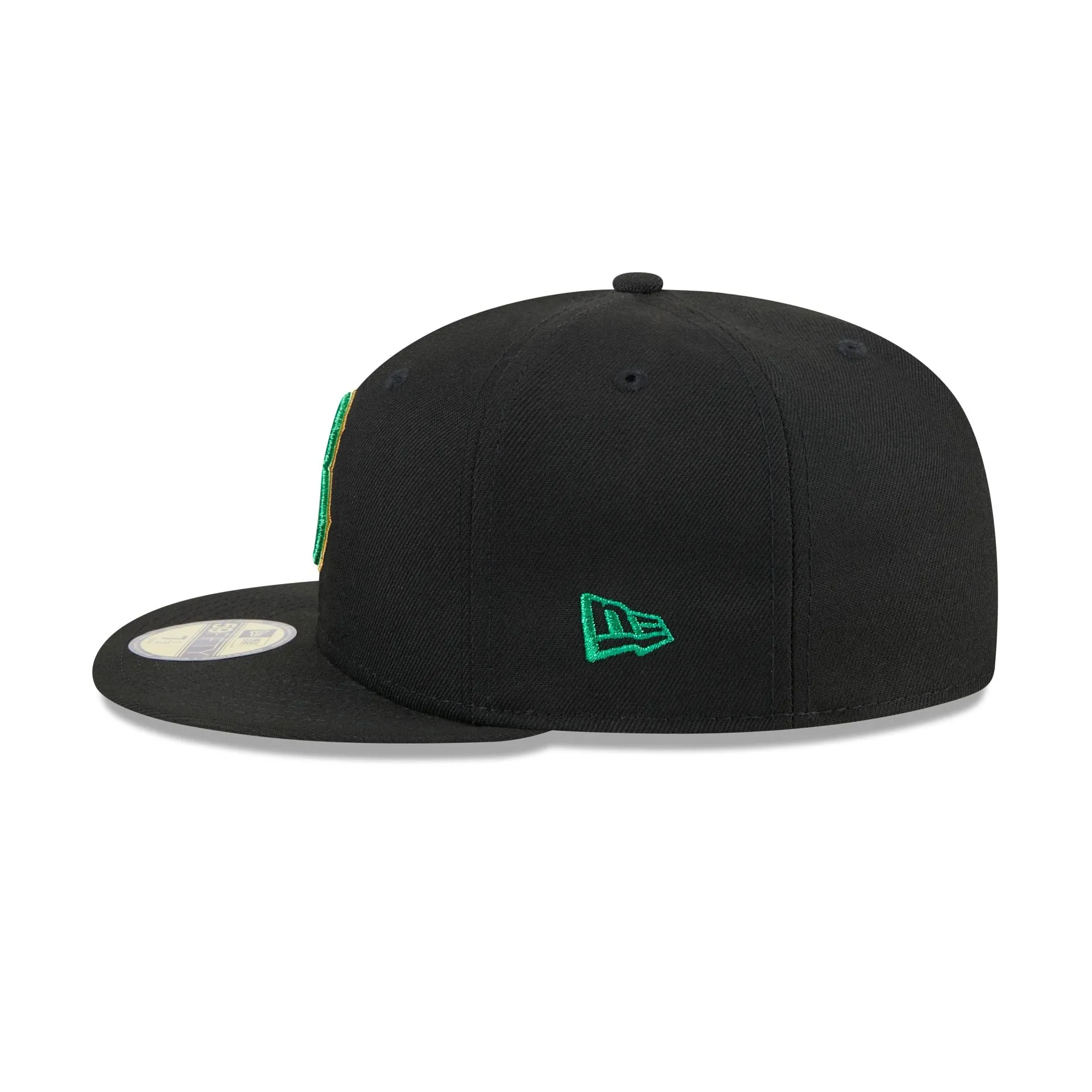 Brooklyn Dodgers Metallic Green Pop 59FIFTY Fitted Hat sold by New Era product image thumbnail 5
