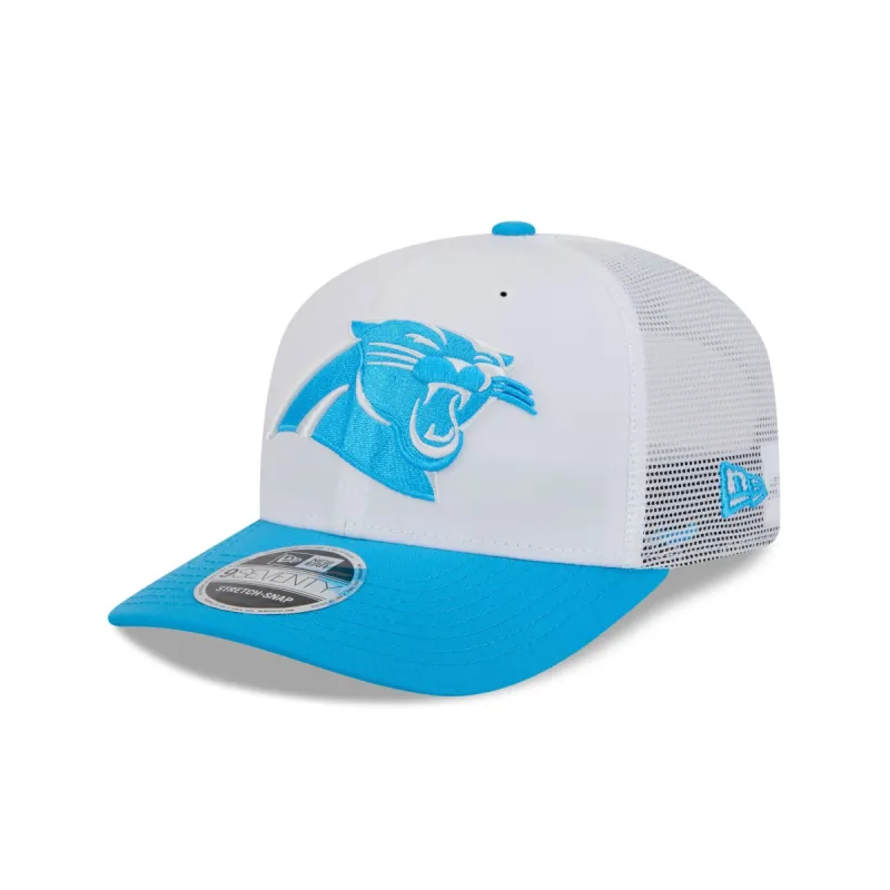 Carolina Panthers 2024 Training 9SEVENTY Trucker Hat sold by New Era