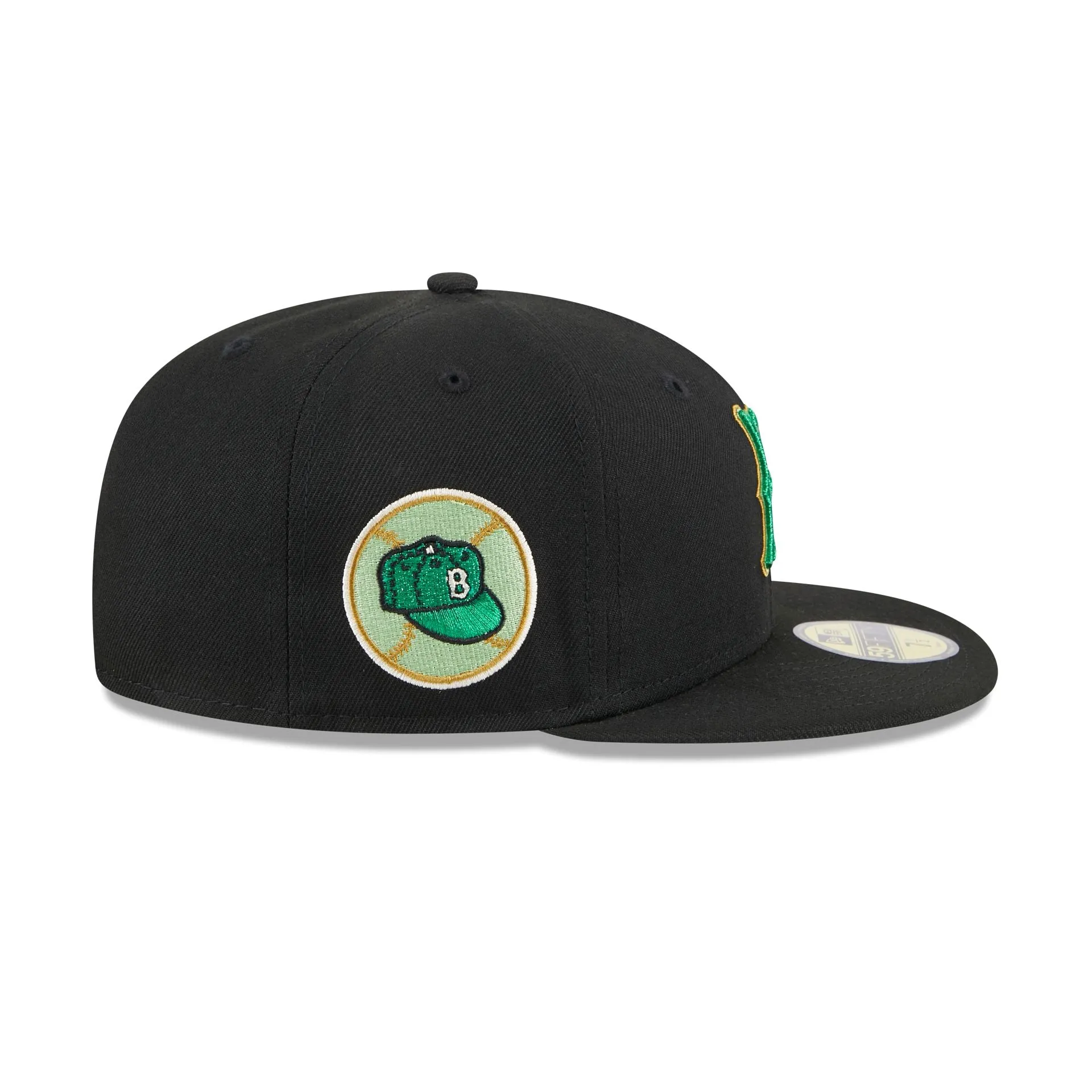 Brooklyn Dodgers Metallic Green Pop 59FIFTY Fitted Hat sold by New Era product image thumbnail 4
