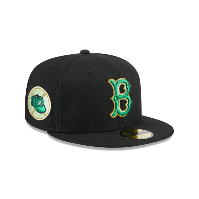Brooklyn Dodgers Metallic Green Pop 59FIFTY Fitted Hat sold by New Era