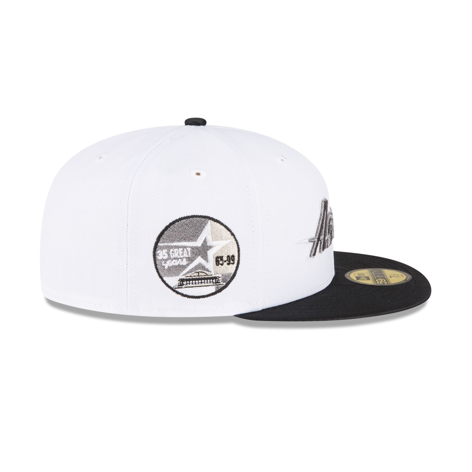 Just Caps Optic White Houston Astros 59FIFTY Fitted Hat sold by New Era product image thumbnail 4