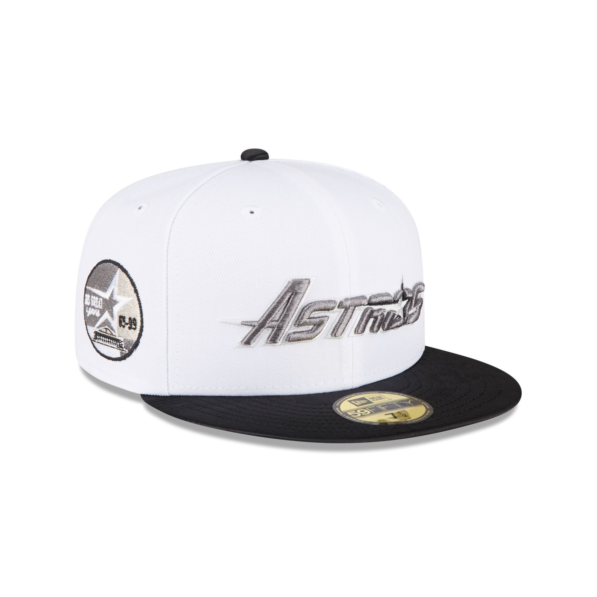 Just Caps Optic White Houston Astros 59FIFTY Fitted Hat sold by New Era