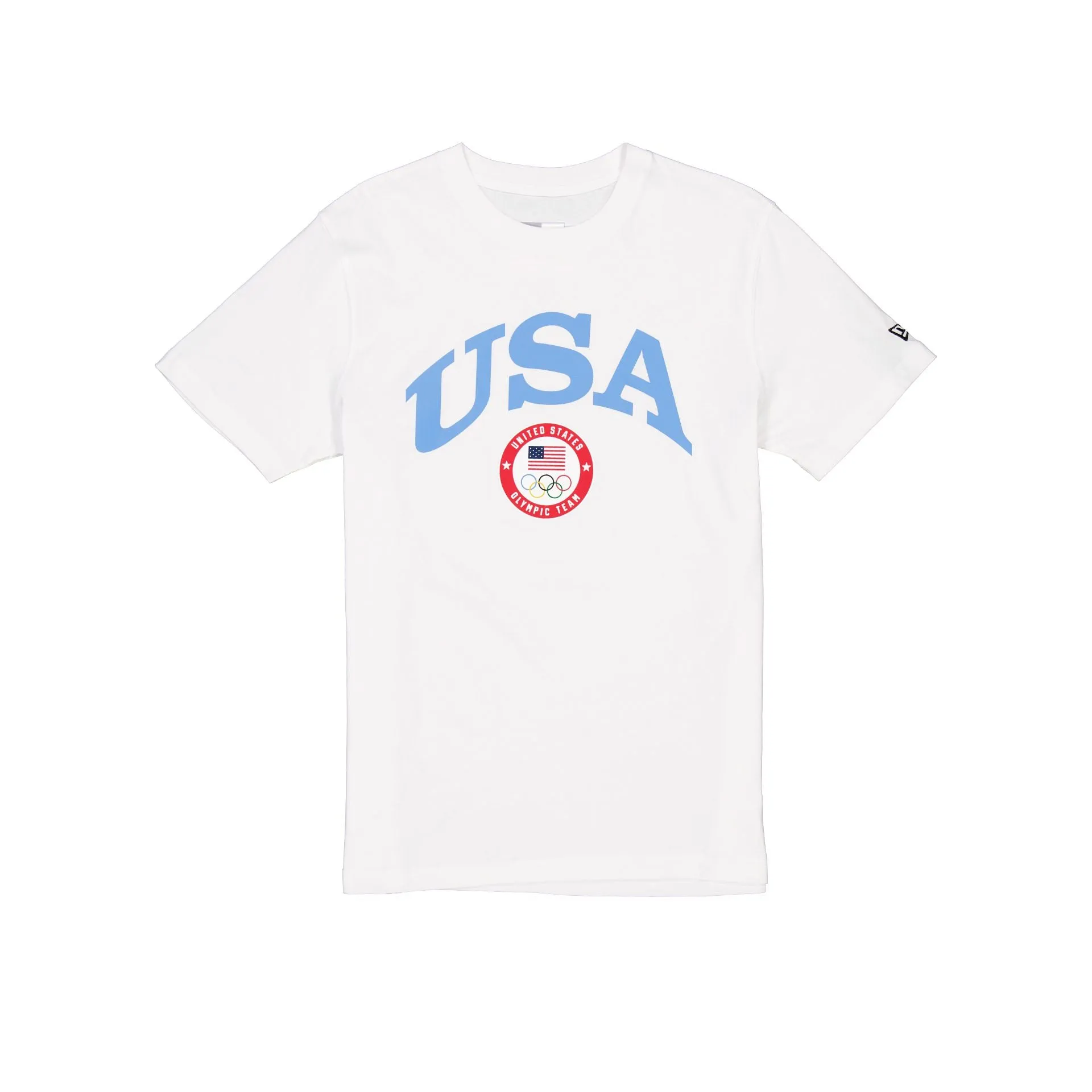 Team USA Olympics White T-Shirt sold by New Era