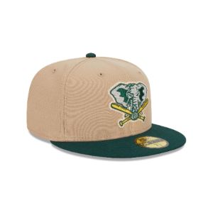 Oakland Athletics Needlepoint 59FIFTY Fitted Hat sold by New Era
