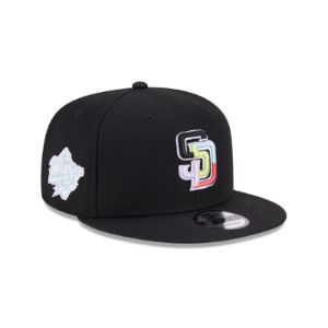 San Diego Padres Color Pack Black 9FIFTY Snapback Hat sold by New Era