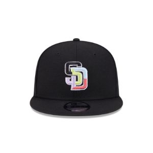San Diego Padres Color Pack Black 9FIFTY Snapback Hat sold by New Era