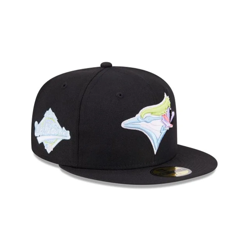 Toronto Blue Jays Color Pack Black 59FIFTY Fitted Hat sold by New Era