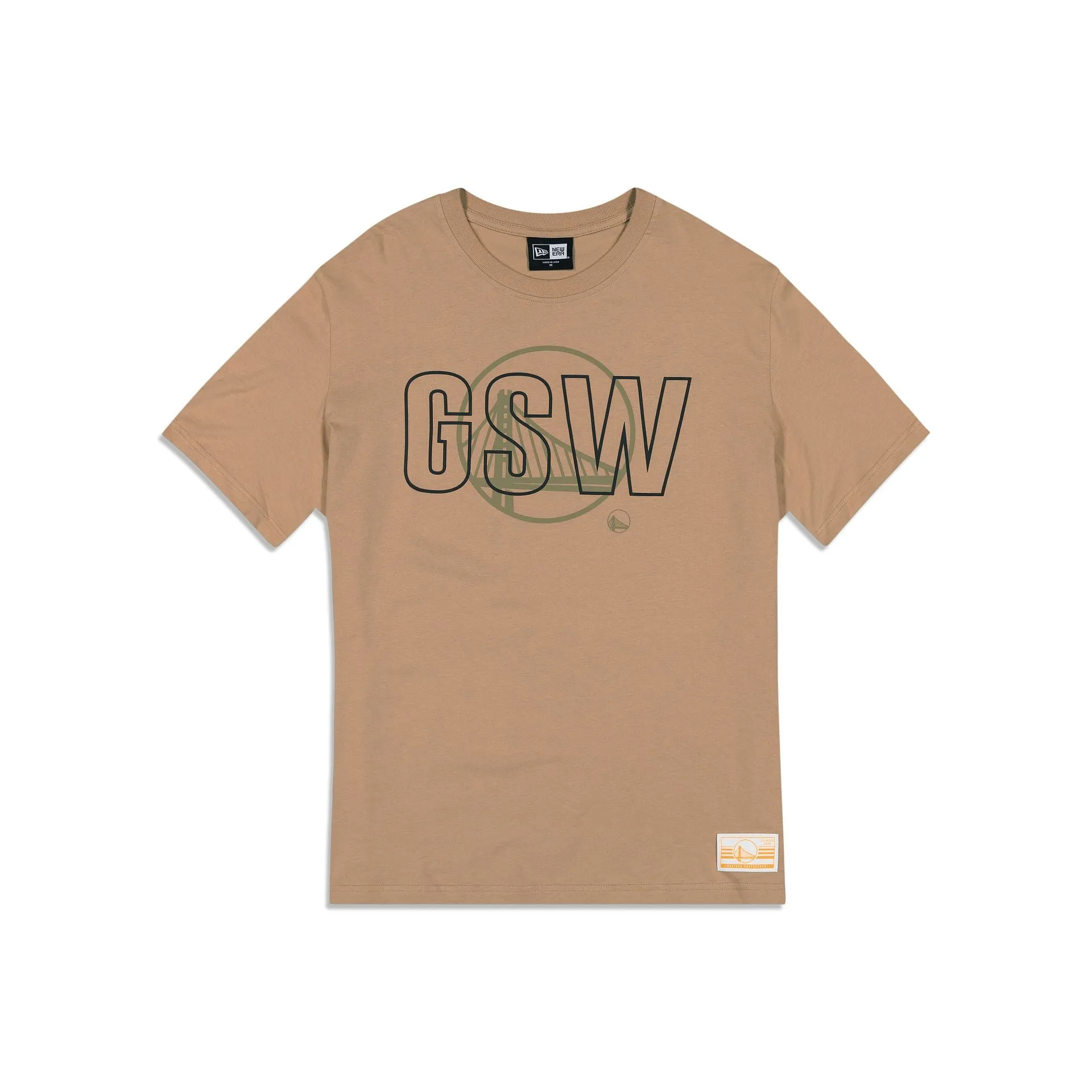 Golden State Warriors 2023 City Edition Tan T-Shirt sold by New Era