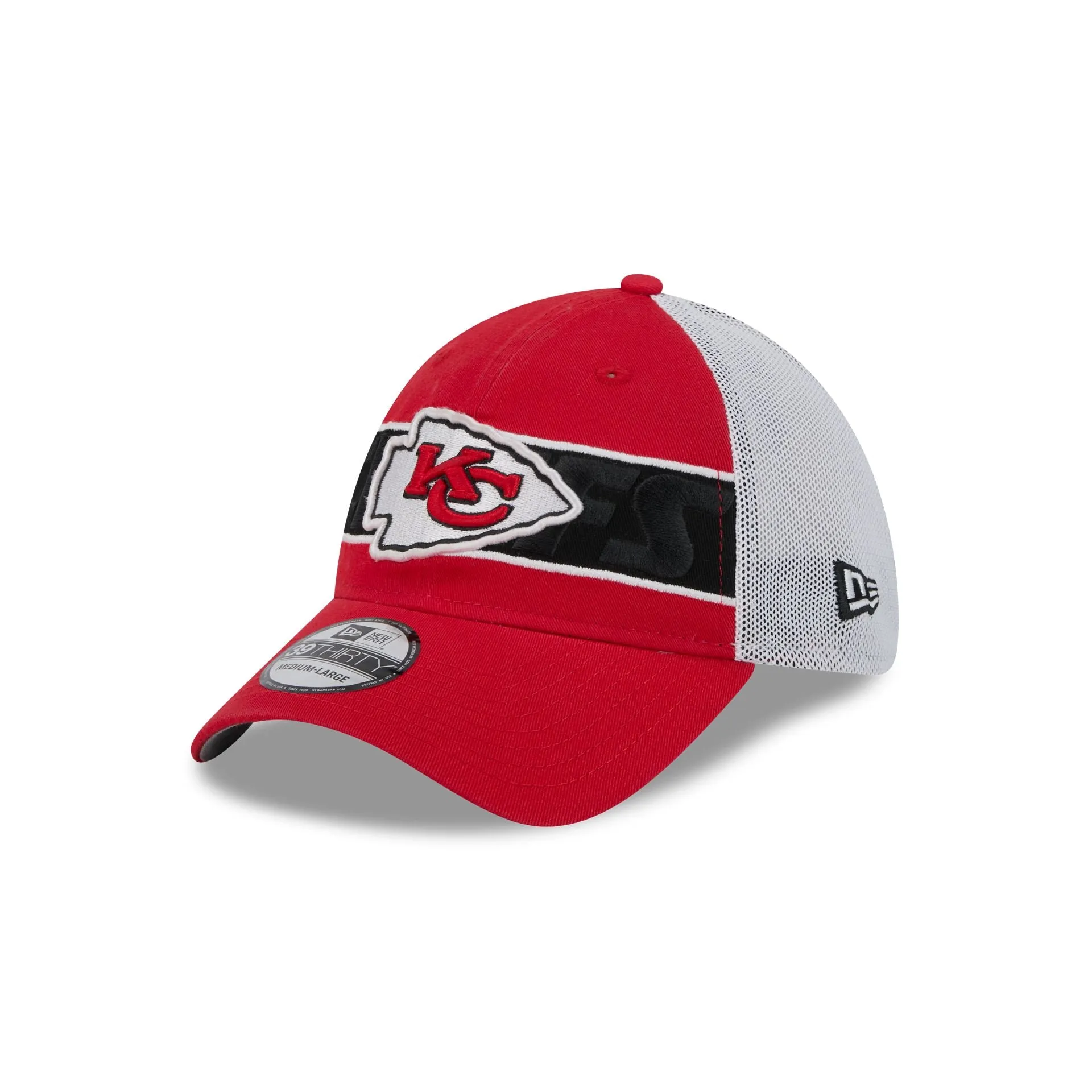 Kansas City Chiefs Banded 39THIRTY Stretch Fit Hat sold by New Era