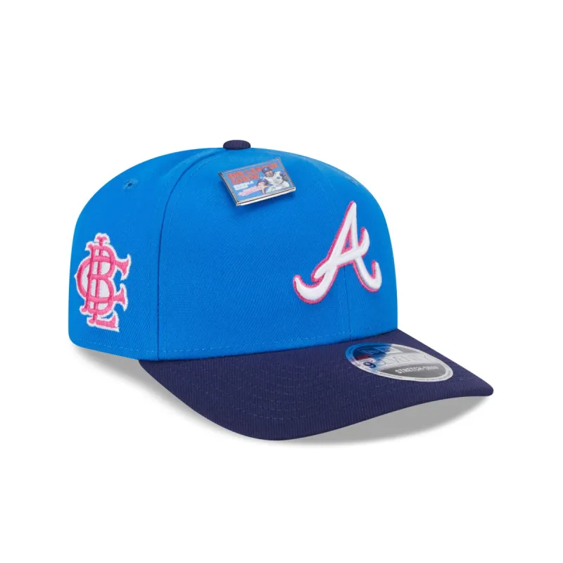 Big League Chew X Atlanta Braves Curveball Cotton Candy 9SEVENTY Stretch-Snap Hat sold by New Era