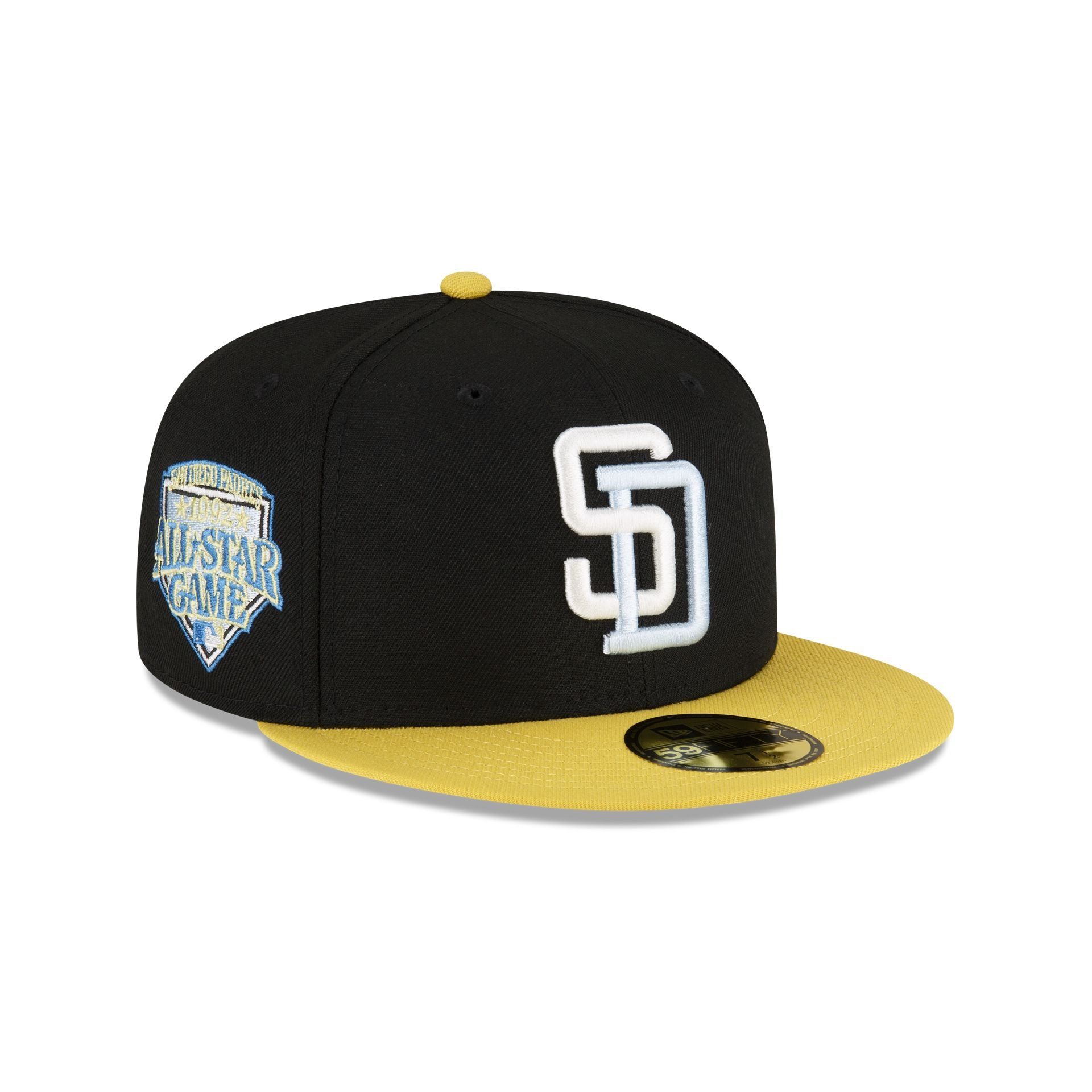 San Diego Padres Chartreuse Visor 59FIFTY Fitted Hat sold by New Era