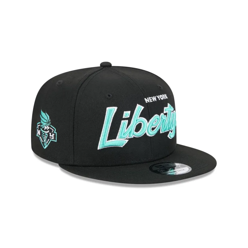 New York Liberty Script 9FIFTY Snapback Hat sold by New Era