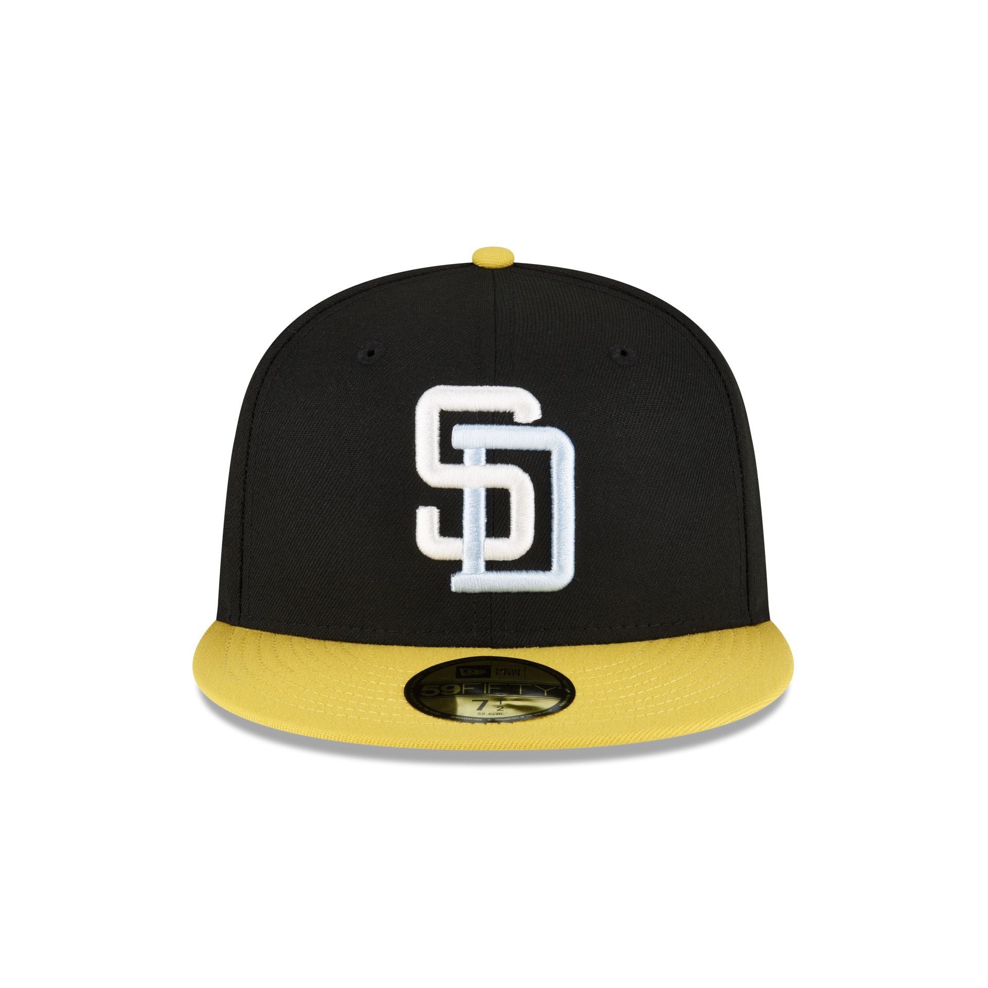 San Diego Padres Chartreuse Visor 59FIFTY Fitted Hat sold by New Era product image thumbnail 2