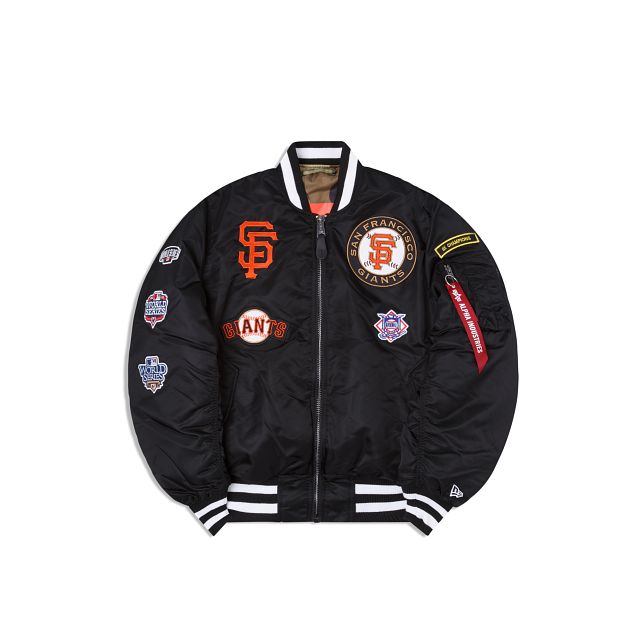 Alpha Industries X San Francisco Giants MA-1 Bomber Jacket sold by New Era