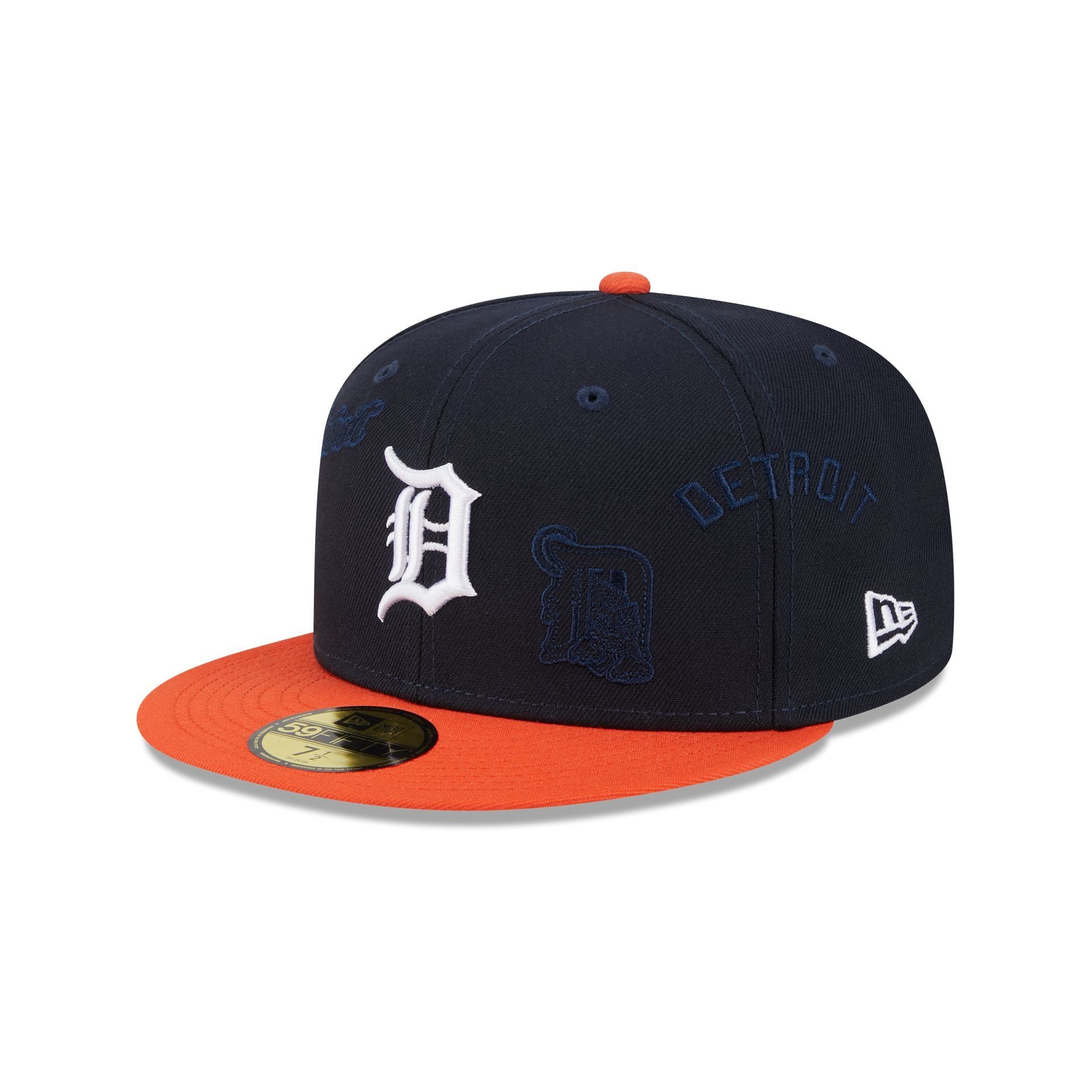 Detroit Tigers Multi Logo 59FIFTY Fitted Hat sold by New Era
