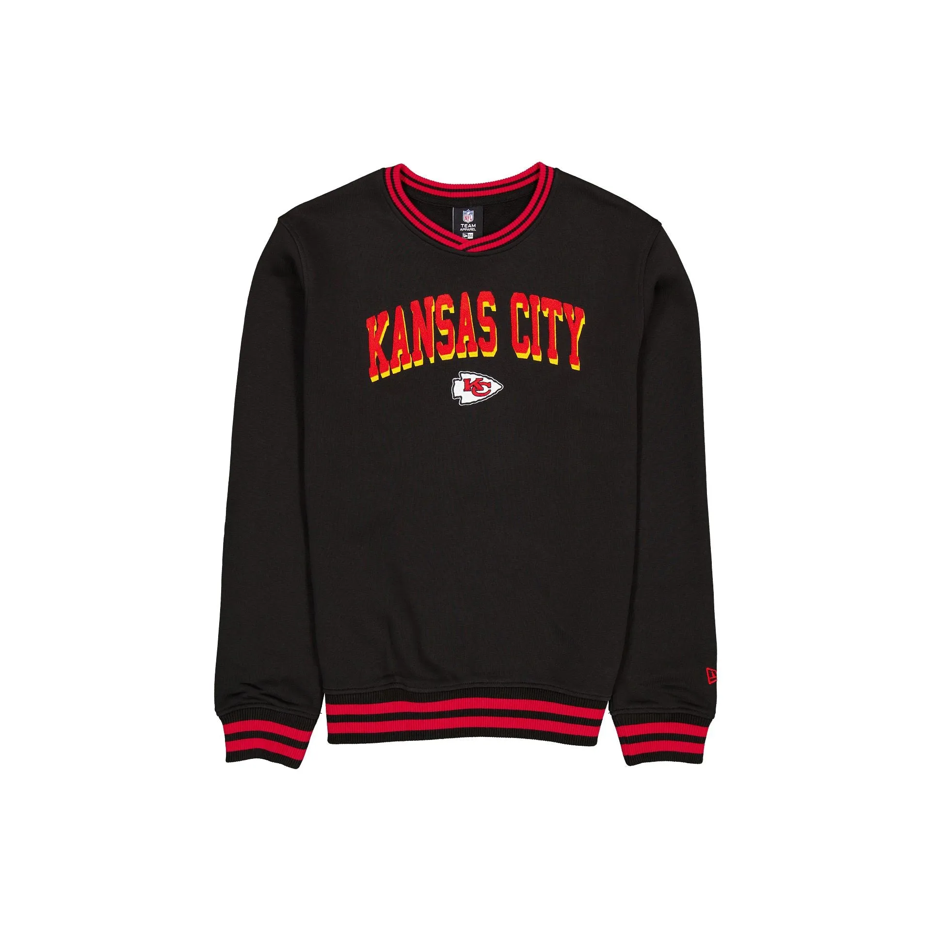 Kansas City Chiefs Sport Night Black Crewneck sold by New Era