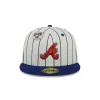 Big League Chew X Atlanta Braves Pinstripe 59FIFTY Fitted Hat sold by New Era