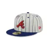 Big League Chew X Atlanta Braves Pinstripe 59FIFTY Fitted Hat sold by New Era
