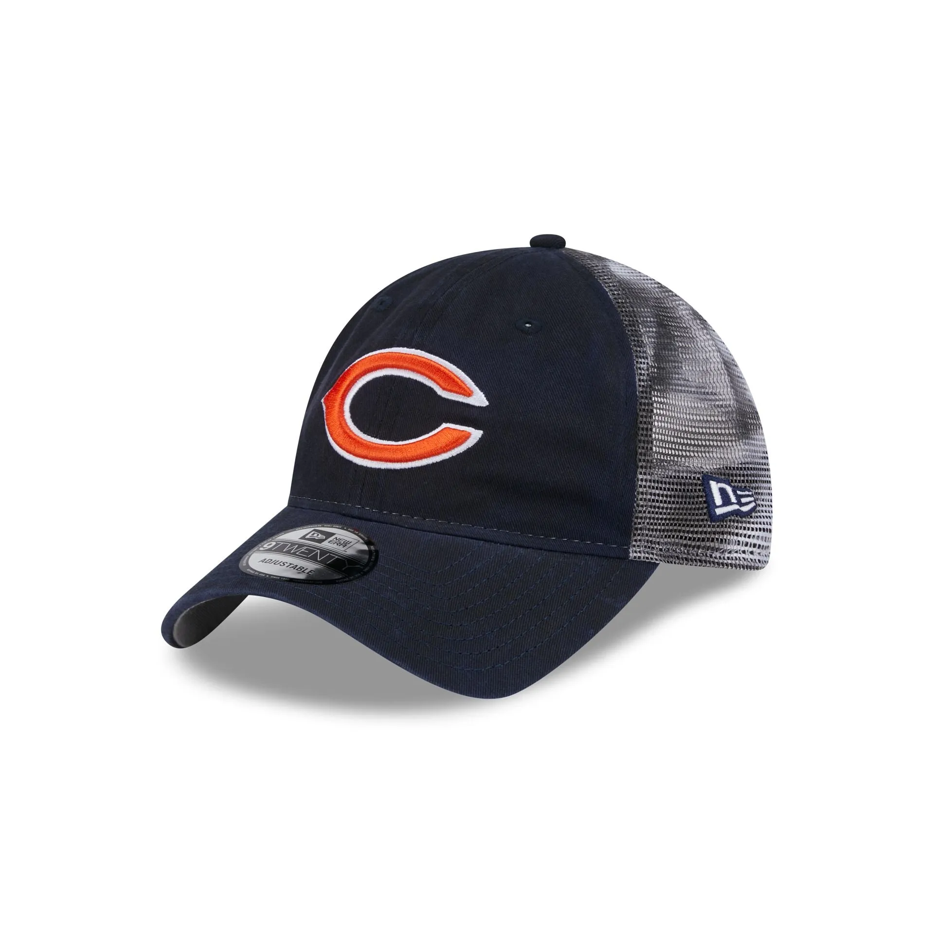 Chicago Bears Slick 9TWENTY Trucker Hat sold by New Era