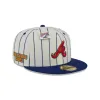 Big League Chew X Atlanta Braves Pinstripe 59FIFTY Fitted Hat sold by New Era