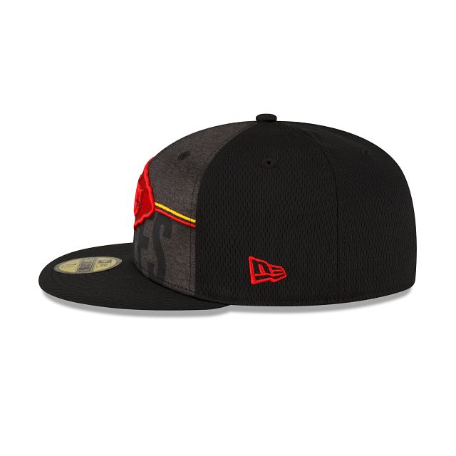 Kansas City Chiefs 2023 Training Black 59FIFTY Fitted Hat sold by New Era product image thumbnail 4