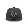 Houston Texans 2024 Draft Gray 59FIFTY Fitted Hat sold by New Era