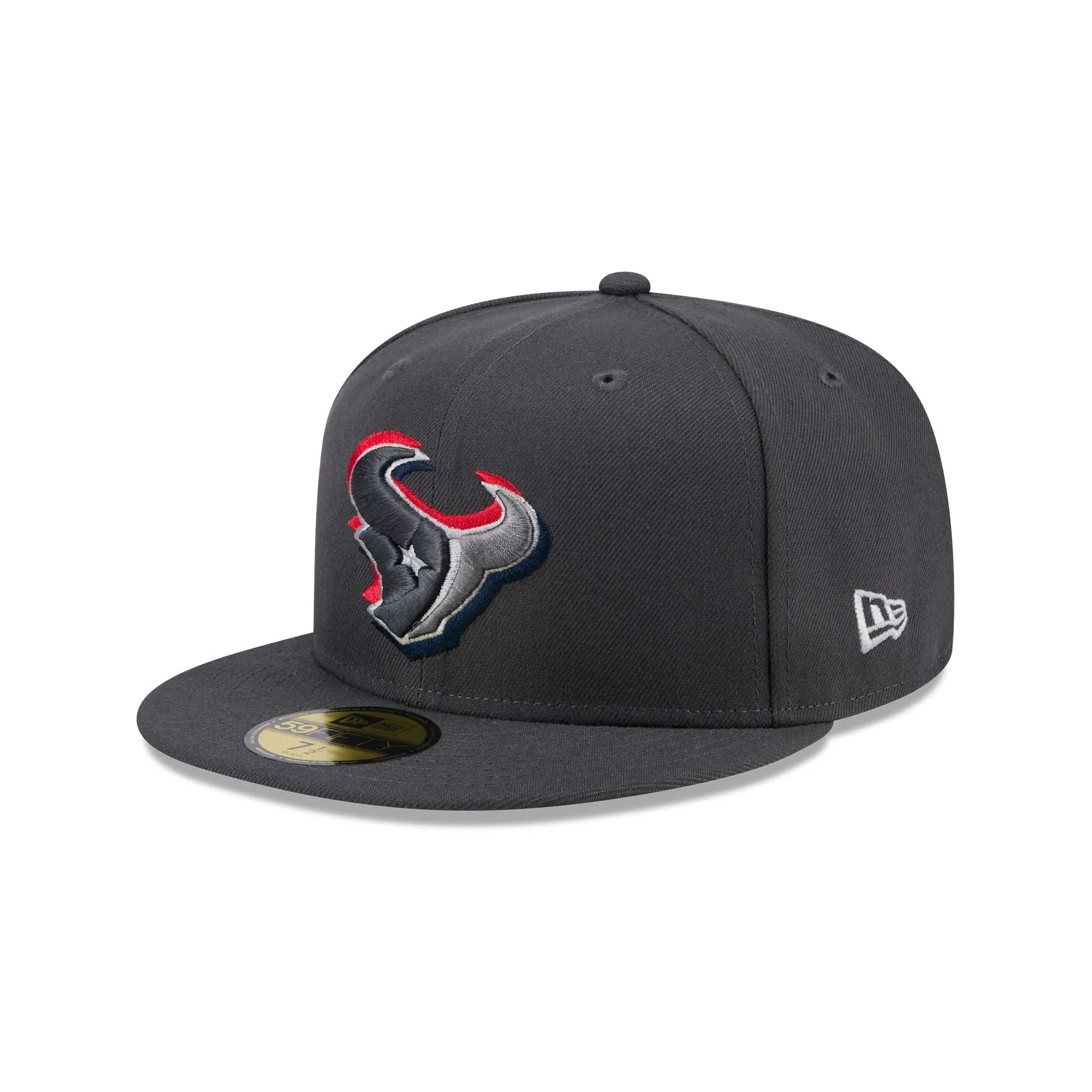 Houston Texans 2024 Draft Gray 59FIFTY Fitted Hat sold by New Era product image thumbnail 3