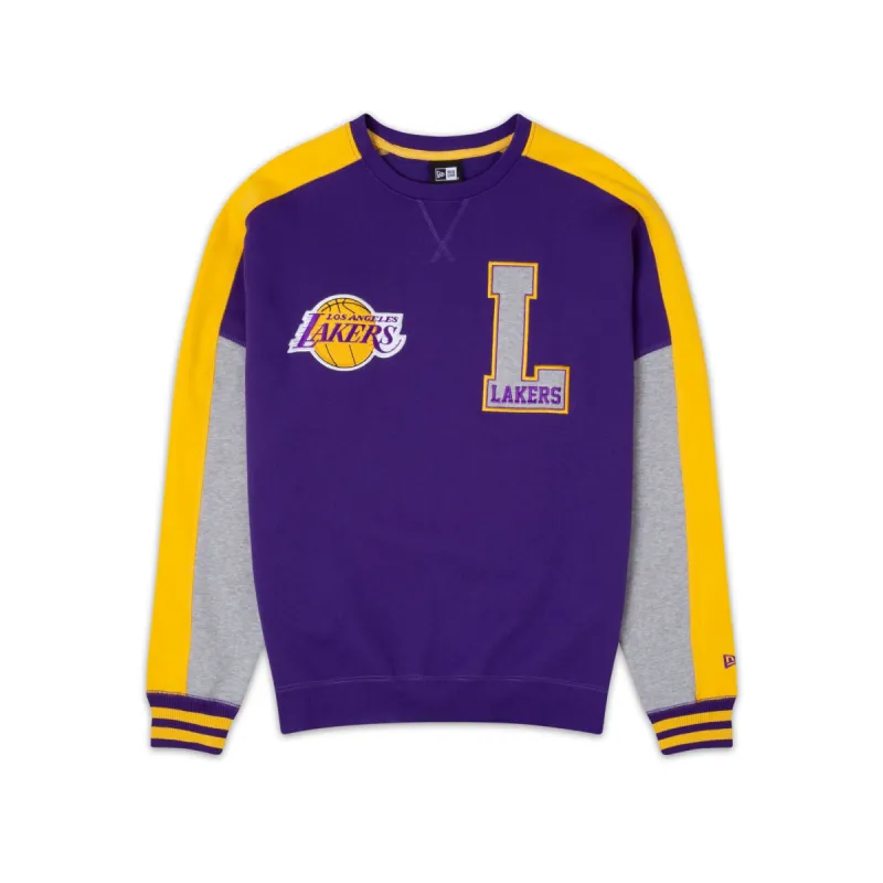 Los Angeles Lakers Sport Night Crewneck sold by New Era