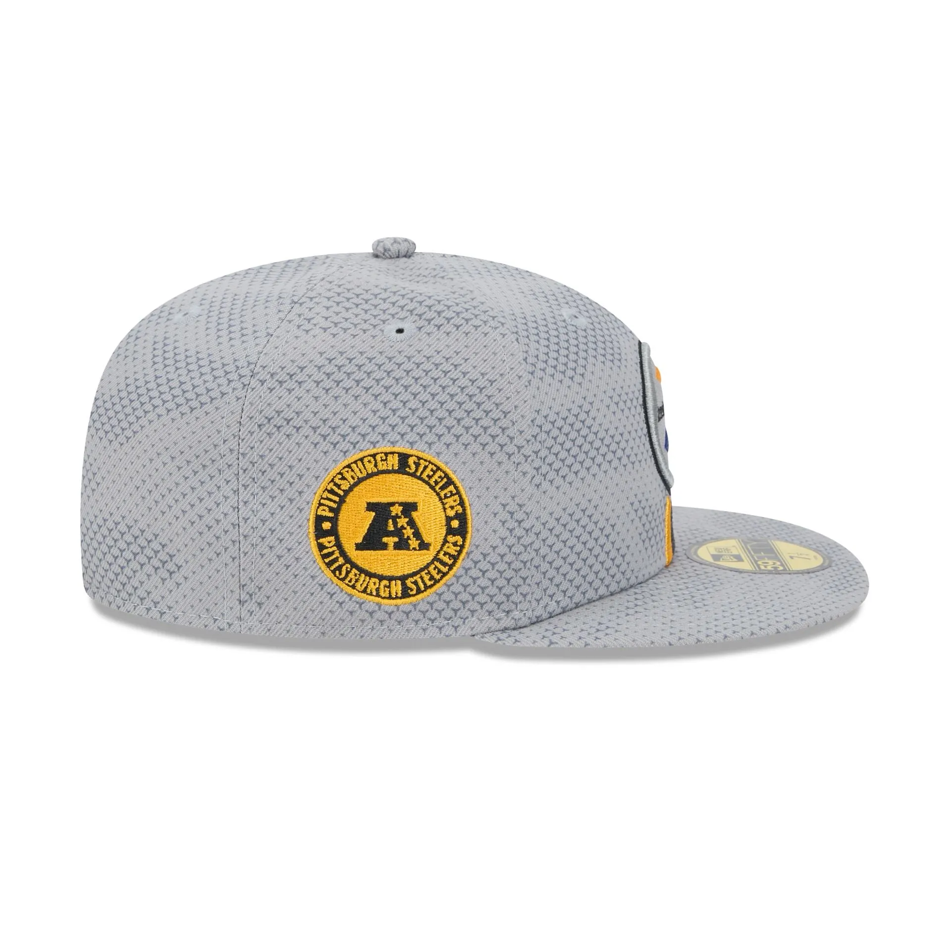 Pittsburgh Steelers 2024 Sideline Gray 59FIFTY Fitted Hat sold by New Era product image thumbnail 4