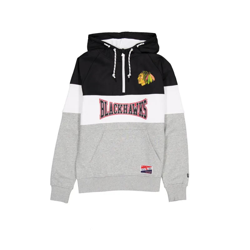 Chicago Blackhawks Throwback Color Block Hoodie sold by New Era