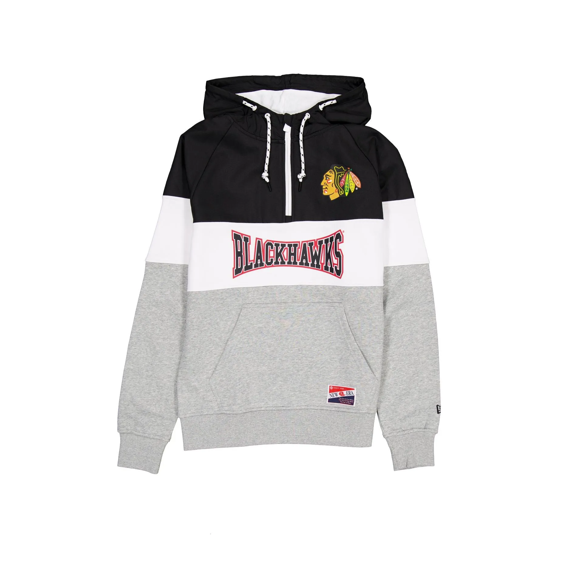Chicago Blackhawks Throwback Color Block Hoodie sold by New Era