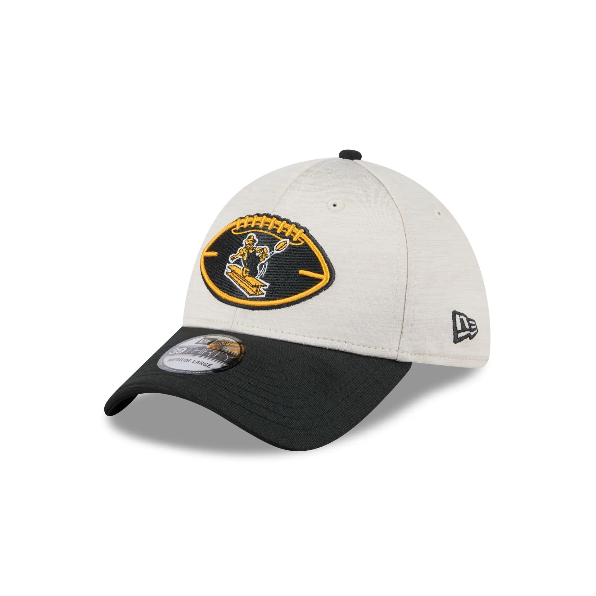 Pittsburgh Steelers 2024 Historic Sideline 39THIRTY Stretch Fit Hat sold by New Era