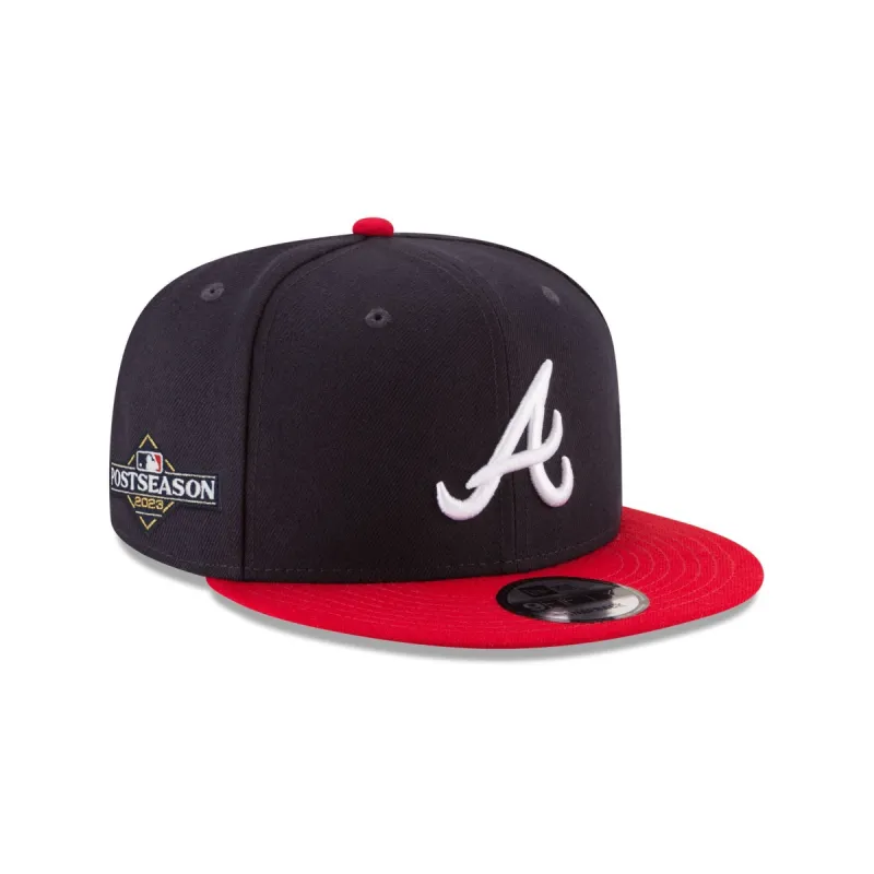 Atlanta Braves 2023 Post Season Side Patch 9FIFTY Snapback Hat sold by New Era