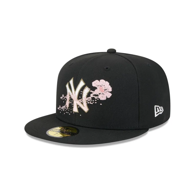 New York Yankees Dotted Floral 59FIFTY Fitted Hat sold by New Era