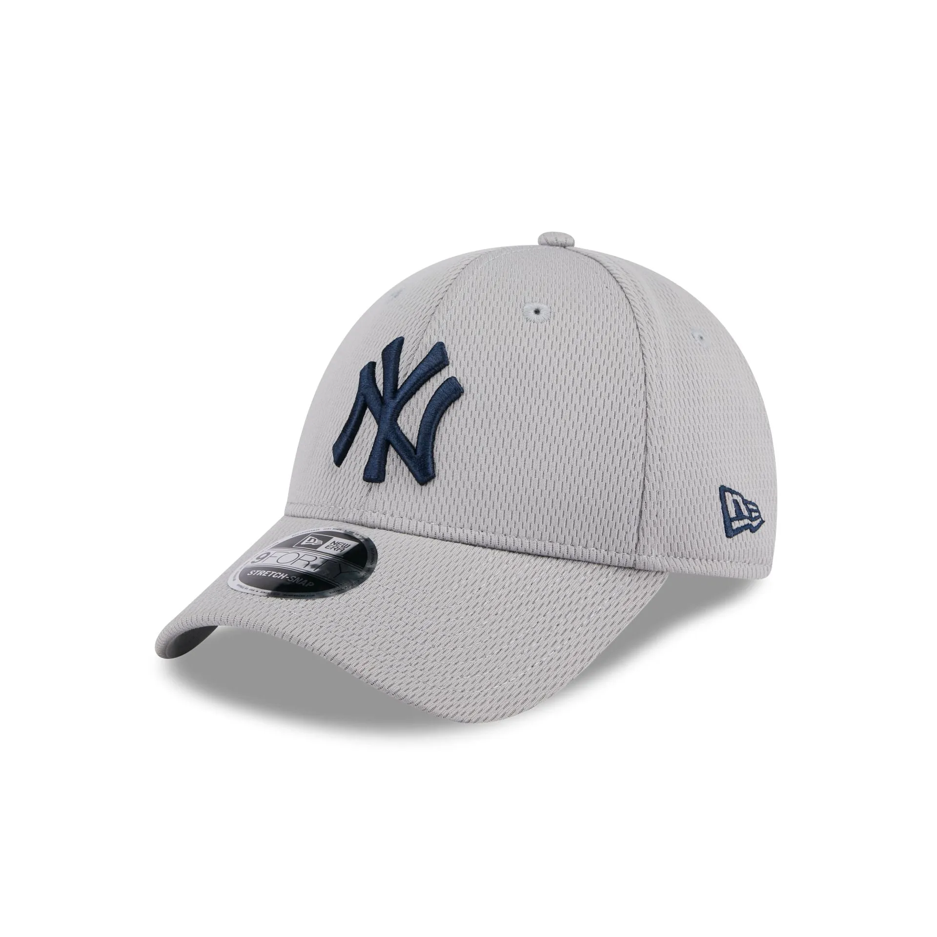 New York Yankees Gray 9FORTY Stretch-Snap Hat sold by New Era