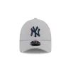 New York Yankees Gray 9FORTY Stretch-Snap Hat sold by New Era