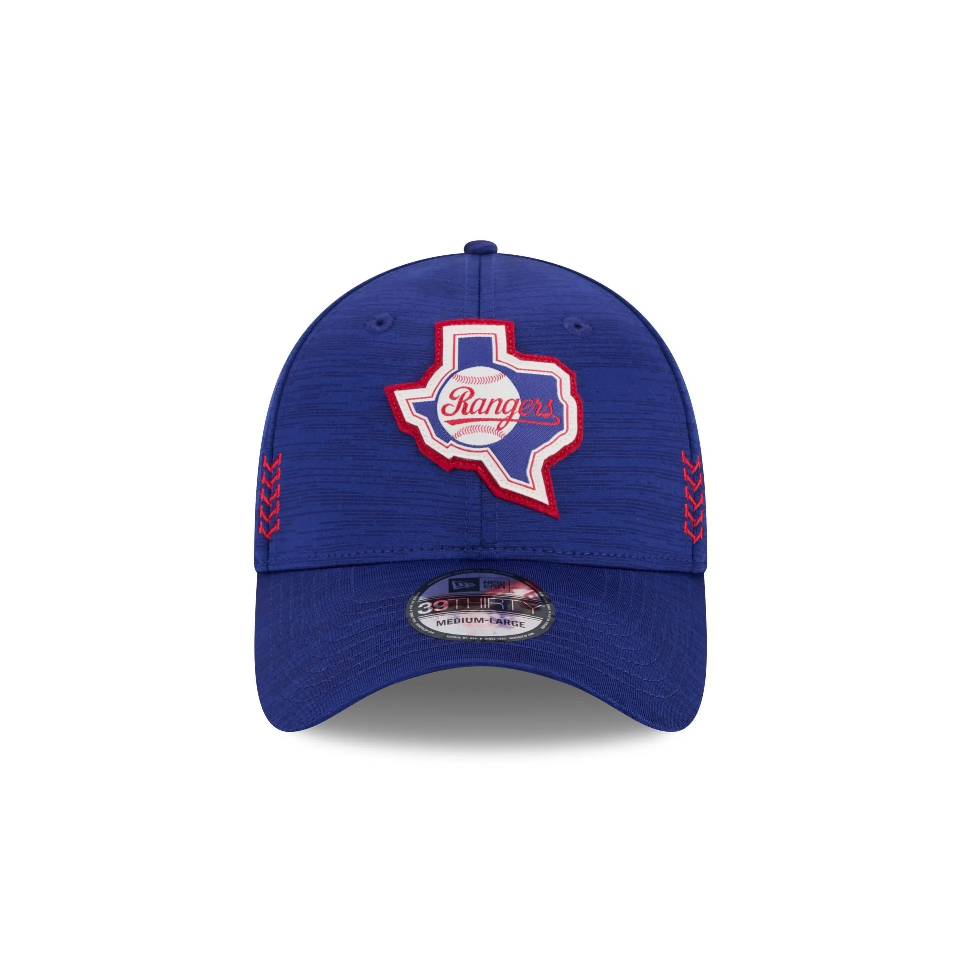 Texas Rangers 2024 Clubhouse 39THIRTY Stretch Fit Hat sold by New Era product image thumbnail 2