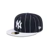 New York Yankees Throwback Pinstripe 59FIFTY Fitted Hat sold by New Era