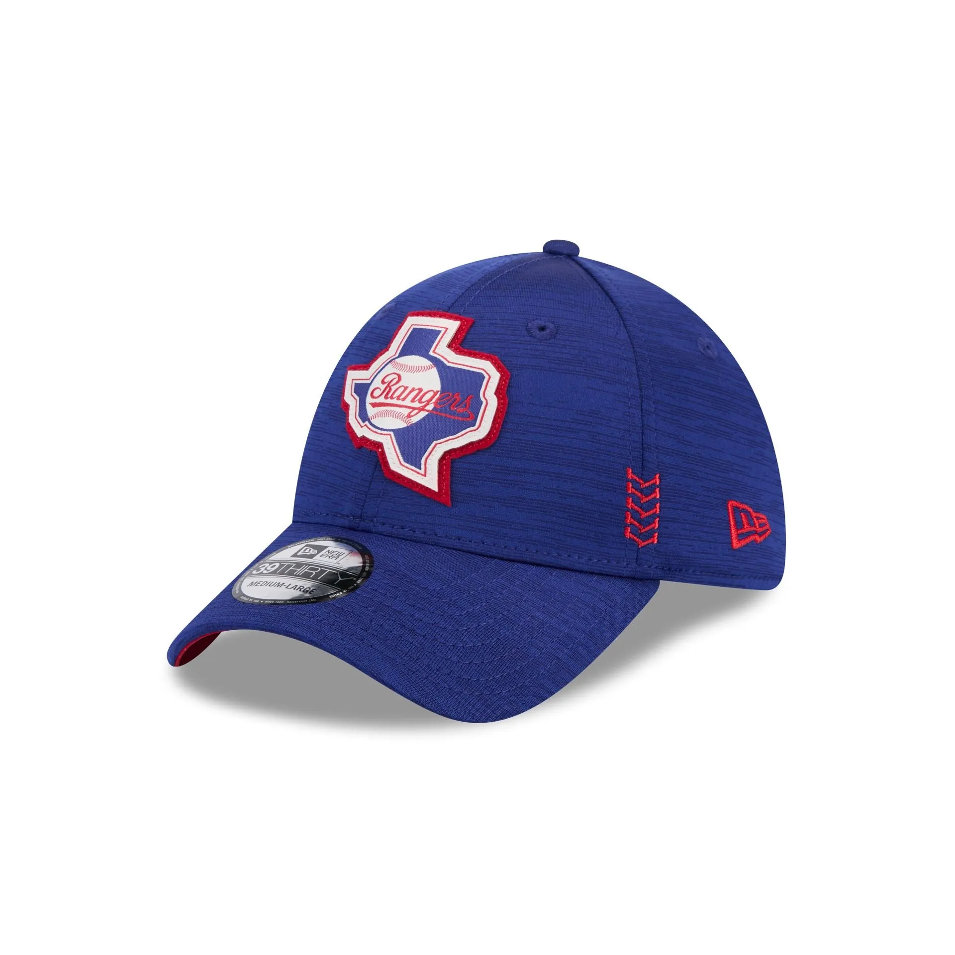 Texas Rangers 2024 Clubhouse 39THIRTY Stretch Fit Hat sold by New Era