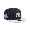 New York Yankees Throwback Pinstripe 59FIFTY Fitted Hat sold by New Era