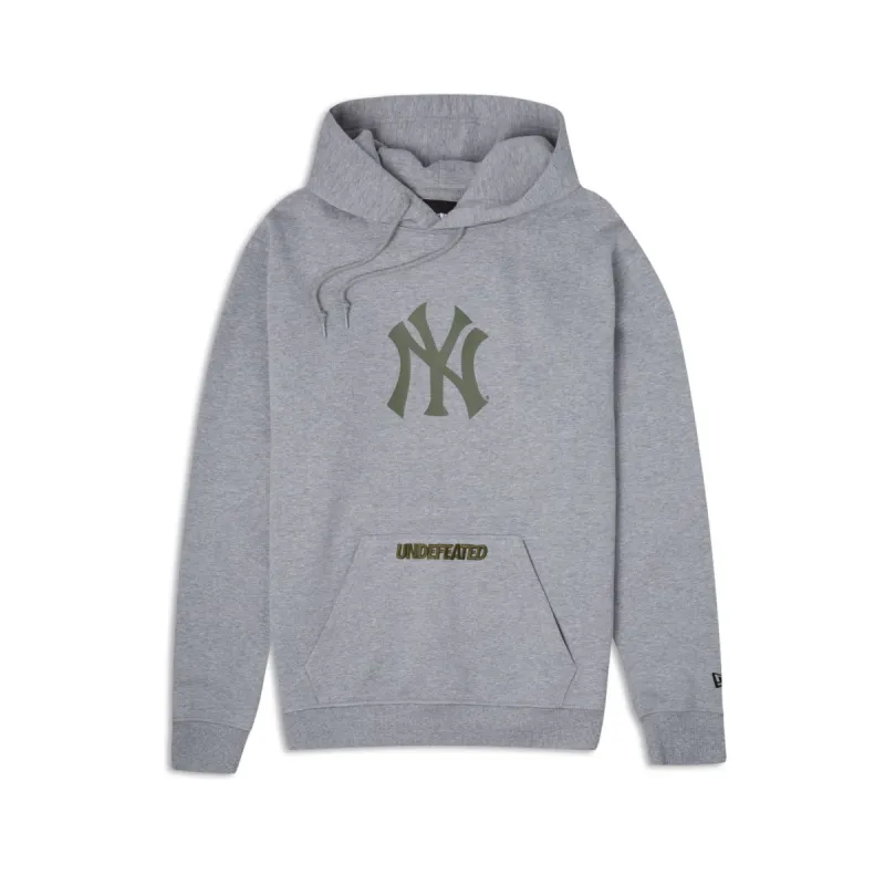 Undefeated X New York Yankees Gray Hoodie sold by New Era