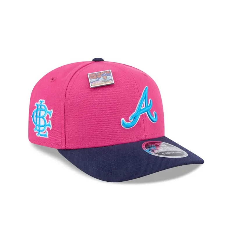 Big League Chew X Atlanta Braves Big Rally Blue Raspberry 9SEVENTY Stretch-Snap Hat sold by New Era
