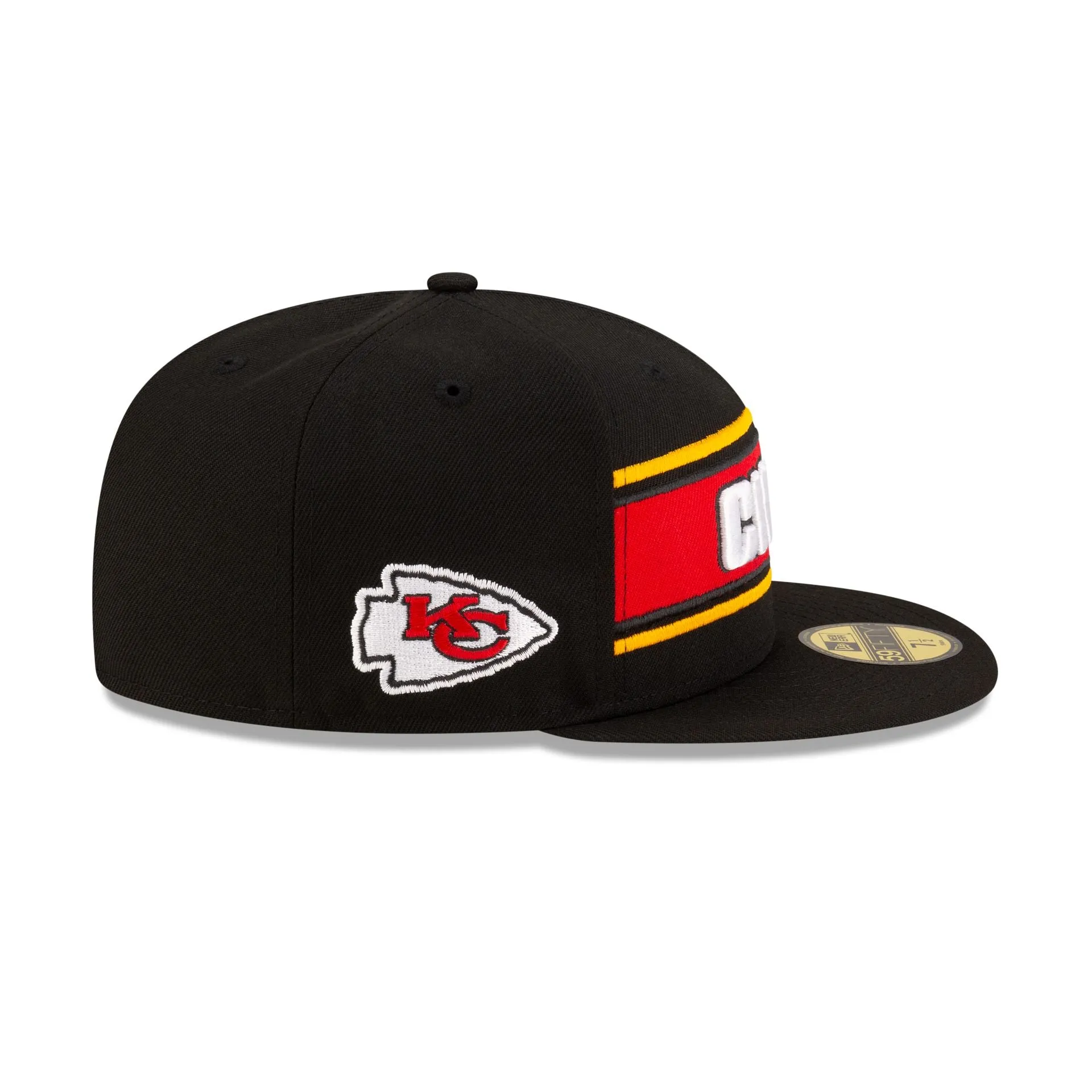 Kansas City Chiefs 2024 Sideline Black 59FIFTY Fitted Hat sold by New Era product image thumbnail 4