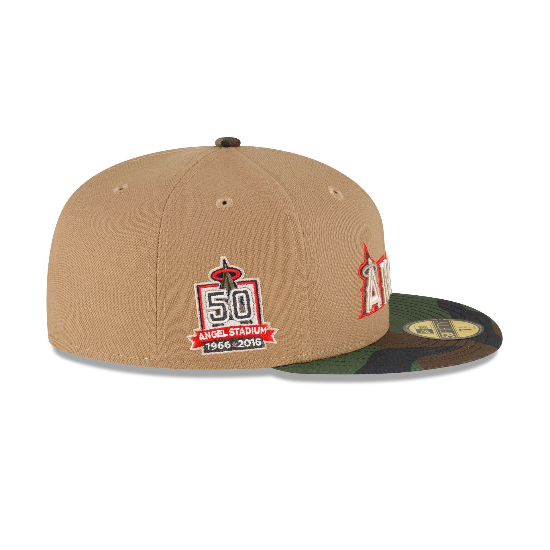 Just Caps Camo Khaki Los Angeles Angels 59FIFTY Fitted Hat sold by New Era product image thumbnail 4