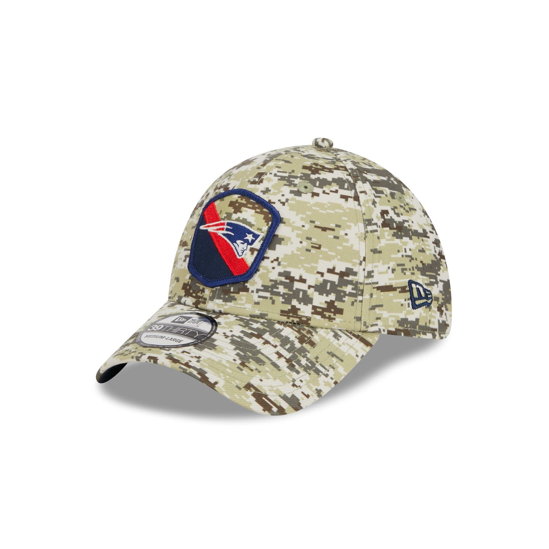 New England Patriots 2023 Salute to Service Camo 39THIRTY Stretch Fit Hat sold by New Era product image thumbnail 3